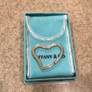 Tiffany and Co. Open Heart key ring